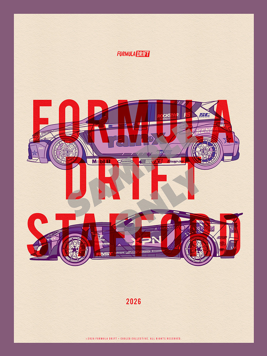 2026 Formula DRIFT Limited Edition Poster - Connecticut
