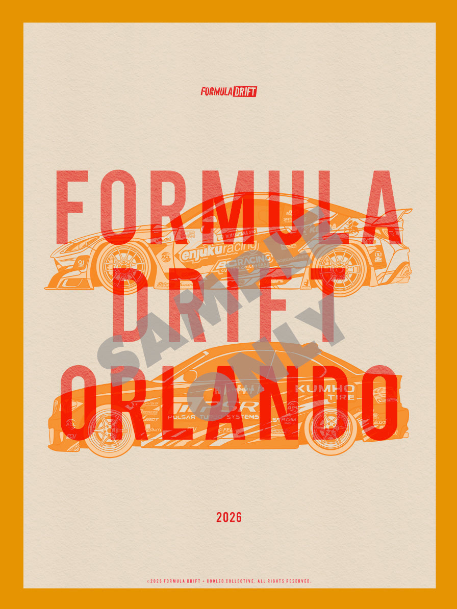 2026 Formula DRIFT Limited Edition Poster - Orlando