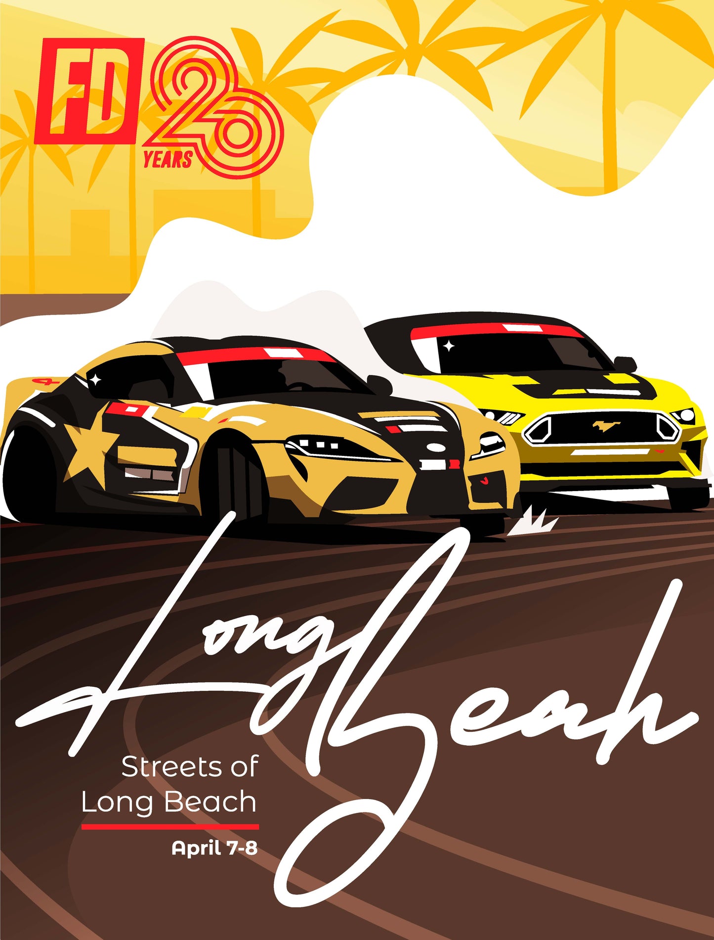 2023 Formula DRIFT Limited Edition Poster - Long Beach, CA