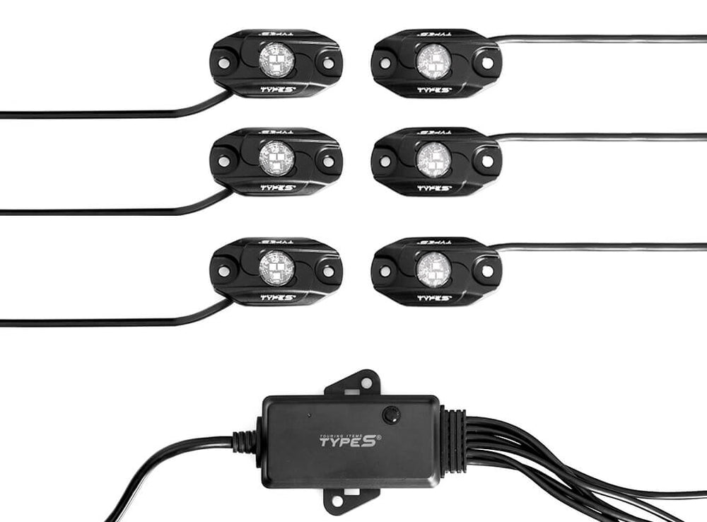 TYPE S Smart Wheel Well Rock Lights (6 per set)