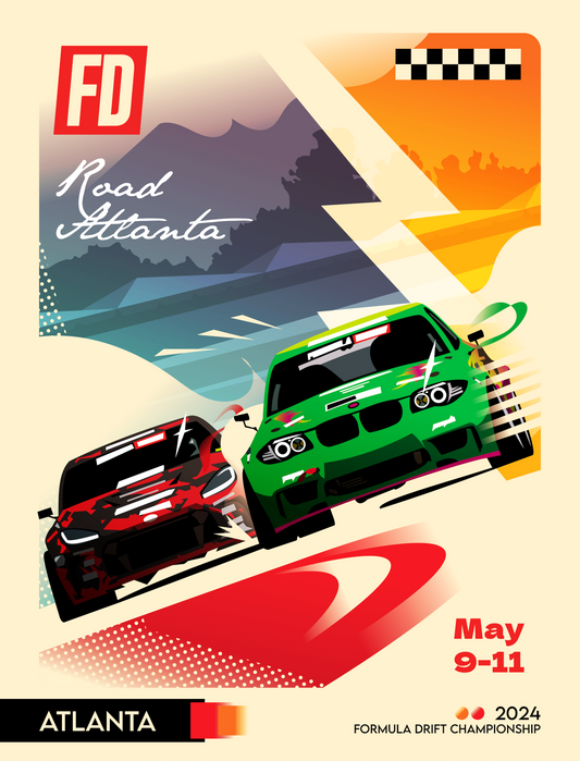2024 Formula DRIFT Limited Edition Poster - Braselton, GA