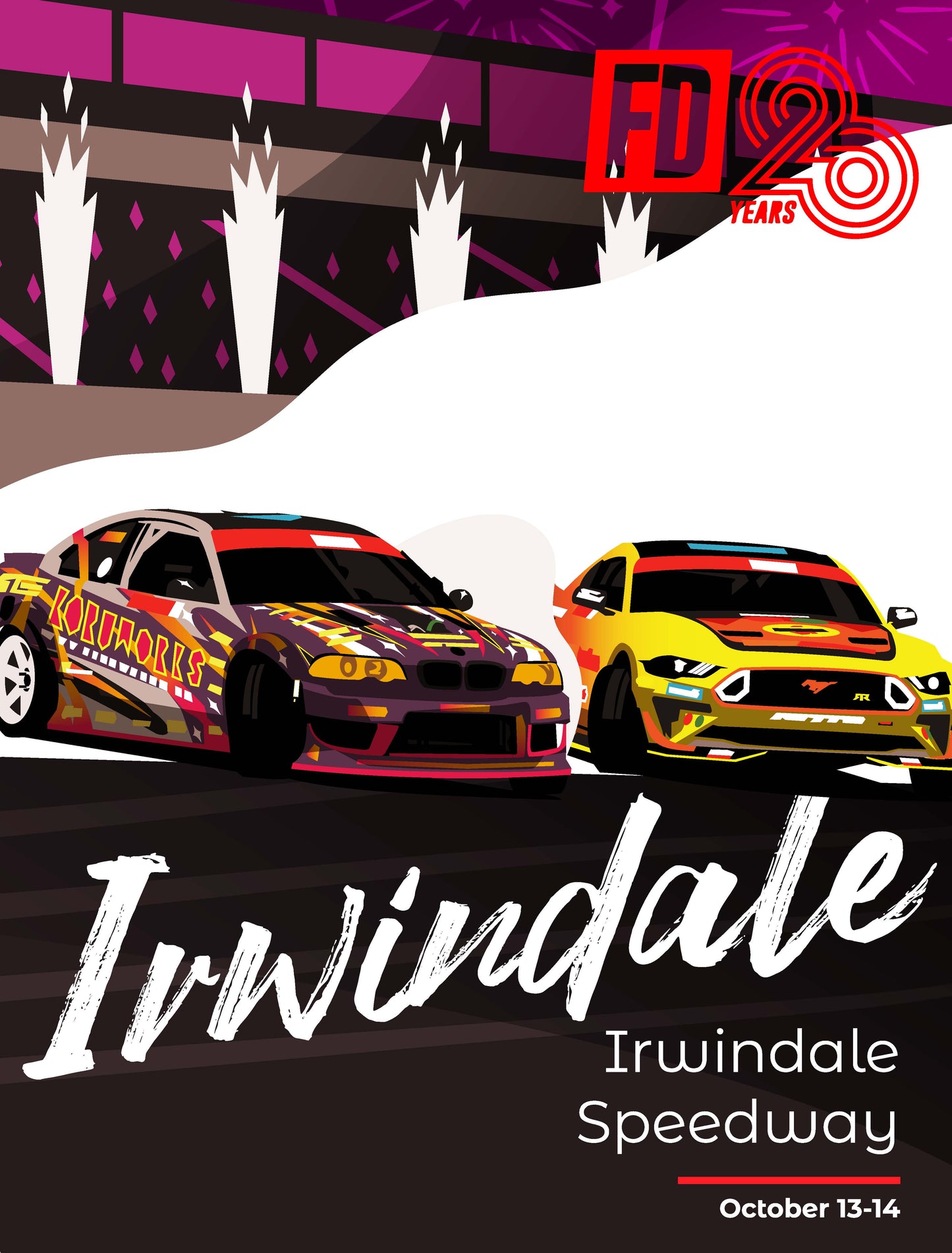 Formula DRIFT Limited Edition Poster - Irwindale, CA