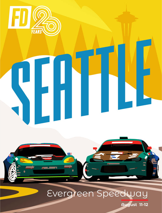 Formula DRIFT Limited Edition Poster - Seattle, WA