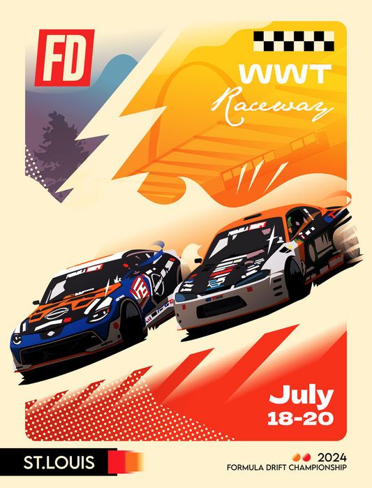 2024 Formula DRIFT Limited Edition Poster - St. Louis