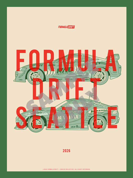 2026 Formula DRIFT Limited Edition Poster - Seattle